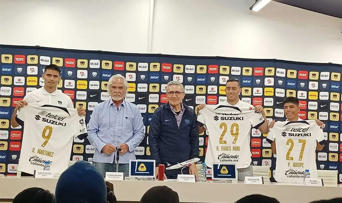 Pumas presenta a sus refuerzos para el CL2024