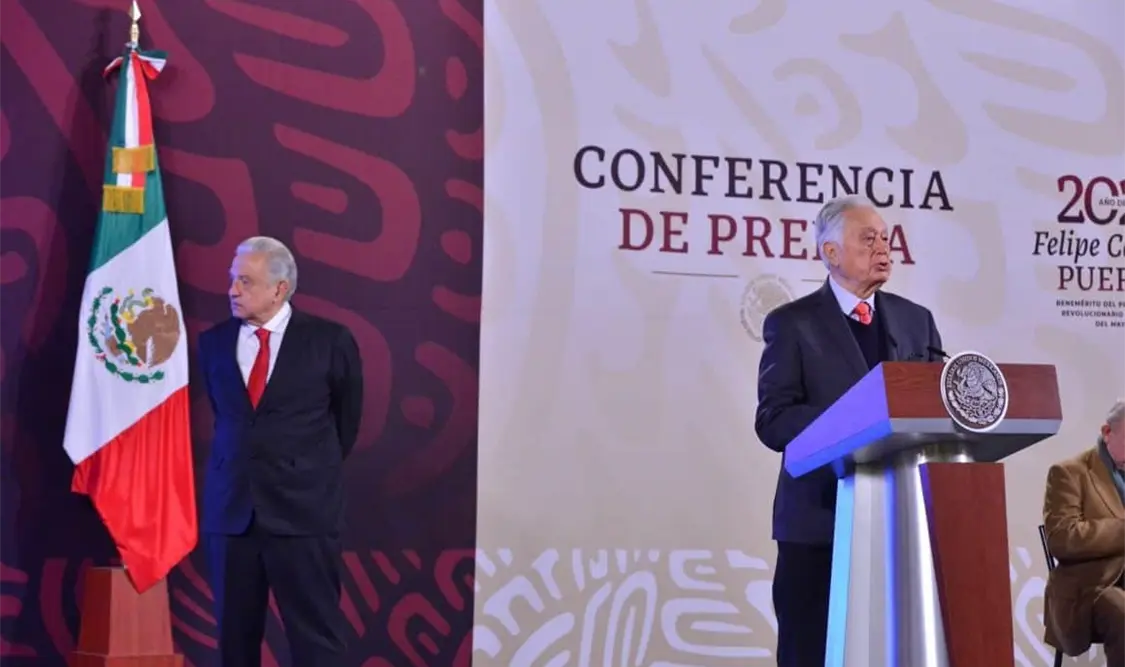 En Palacio Nacional, Manuel Bartlett Díaz afirmó que hoy México cuenta con una empresa “verdaderamente pública”. Cortesía
