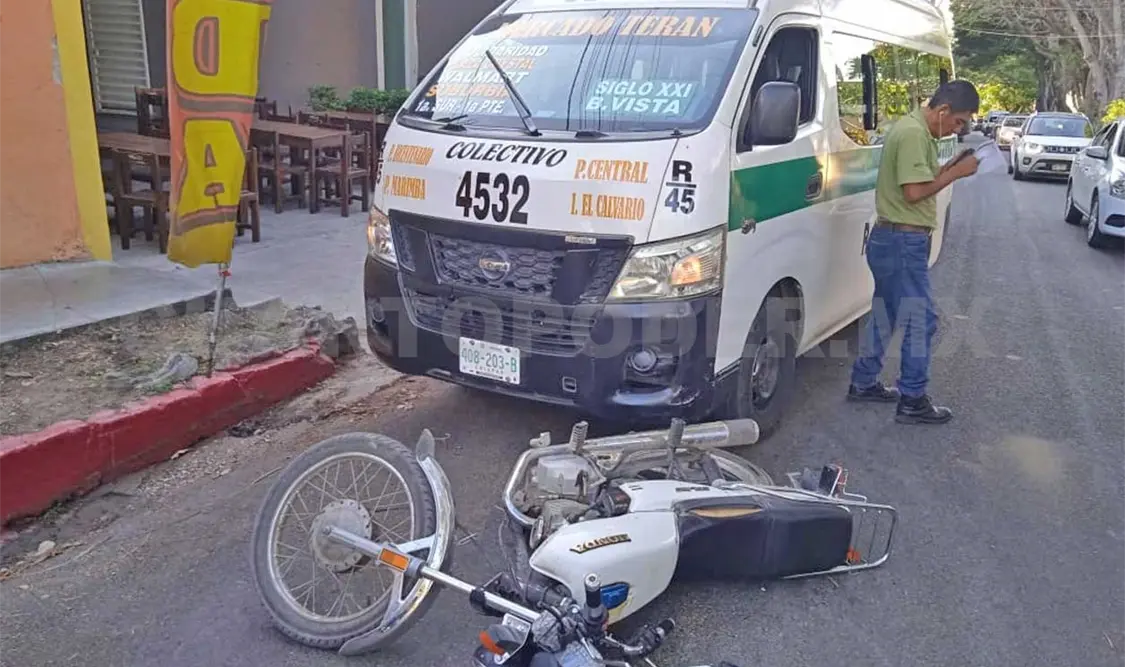 Quiso ganar el paso a un automóvil y lo atropellan