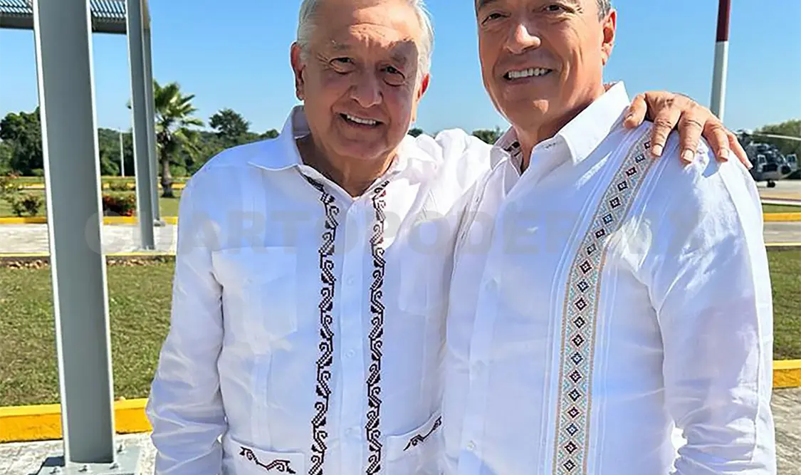 Acompaña REC a AMLO en reunión sobre el Tren Maya