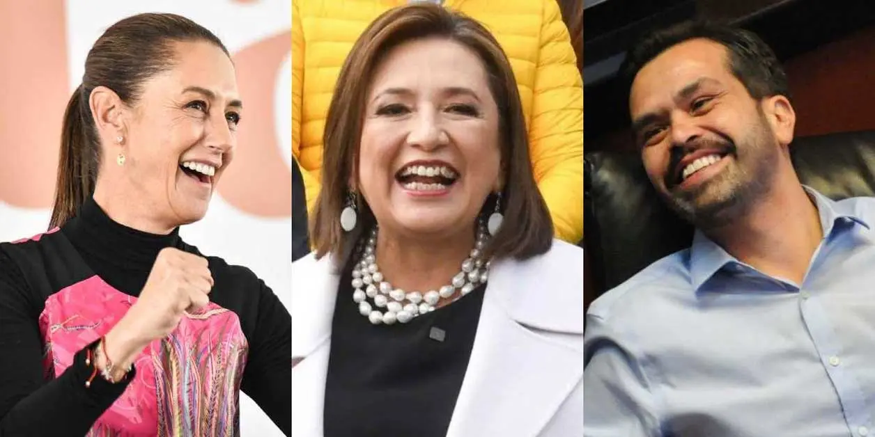 Sheinbaum, Gálvez y Máynez ya anunciaron la fecha para cerrar el proceso de precampañas. Cortesía