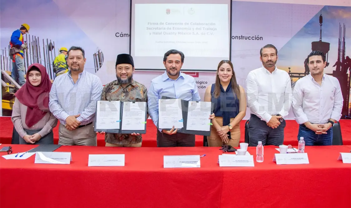 Firma SEyT convenio con Halal Quality México