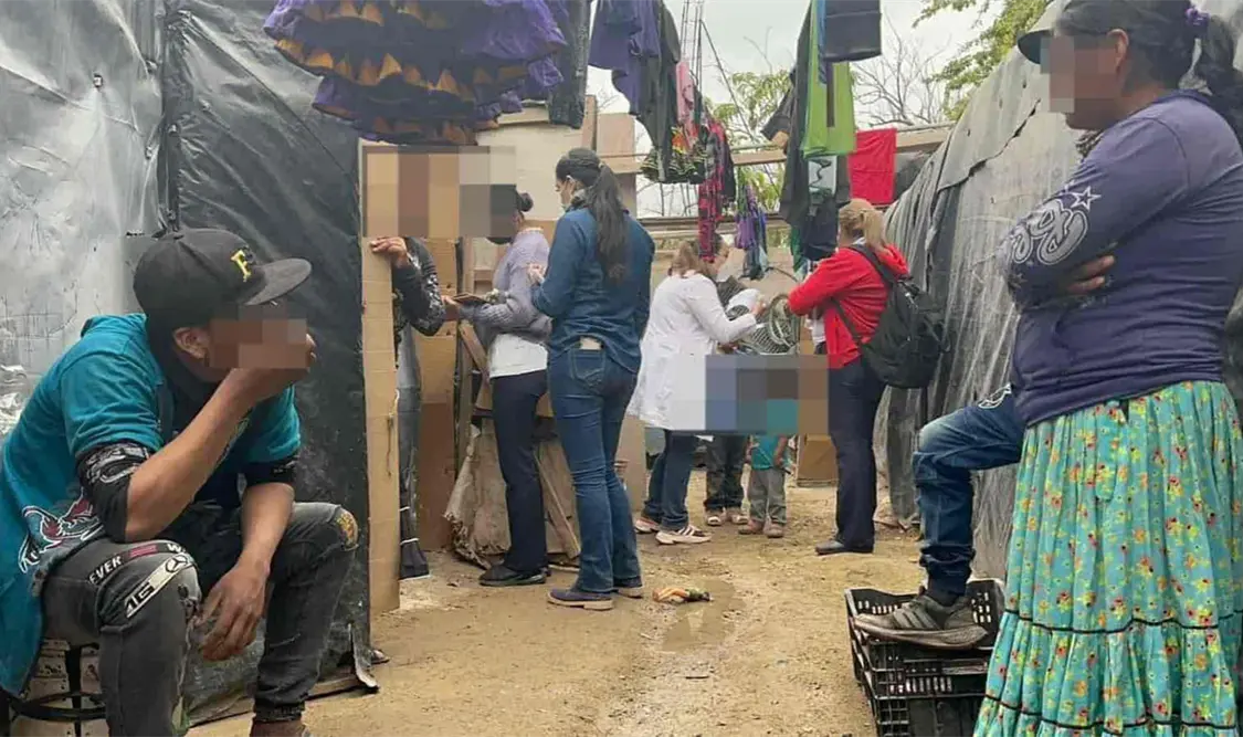 Van 6 niños de jornaleros internados por neumonía