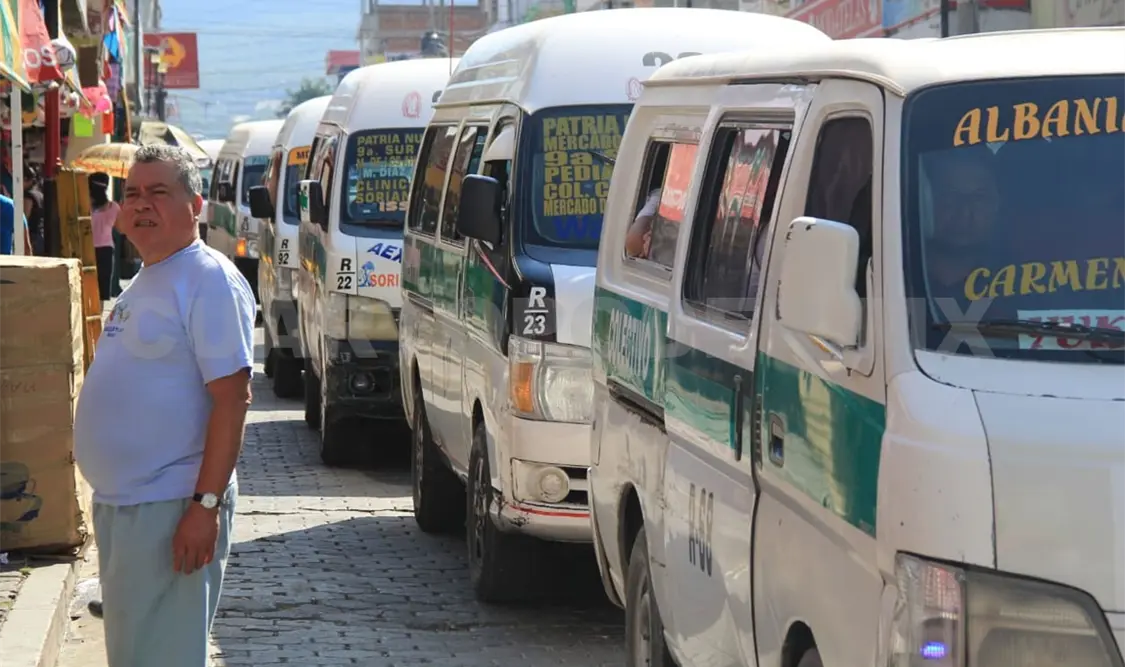 Secretaría de Transporte no atendió tema de tarifa