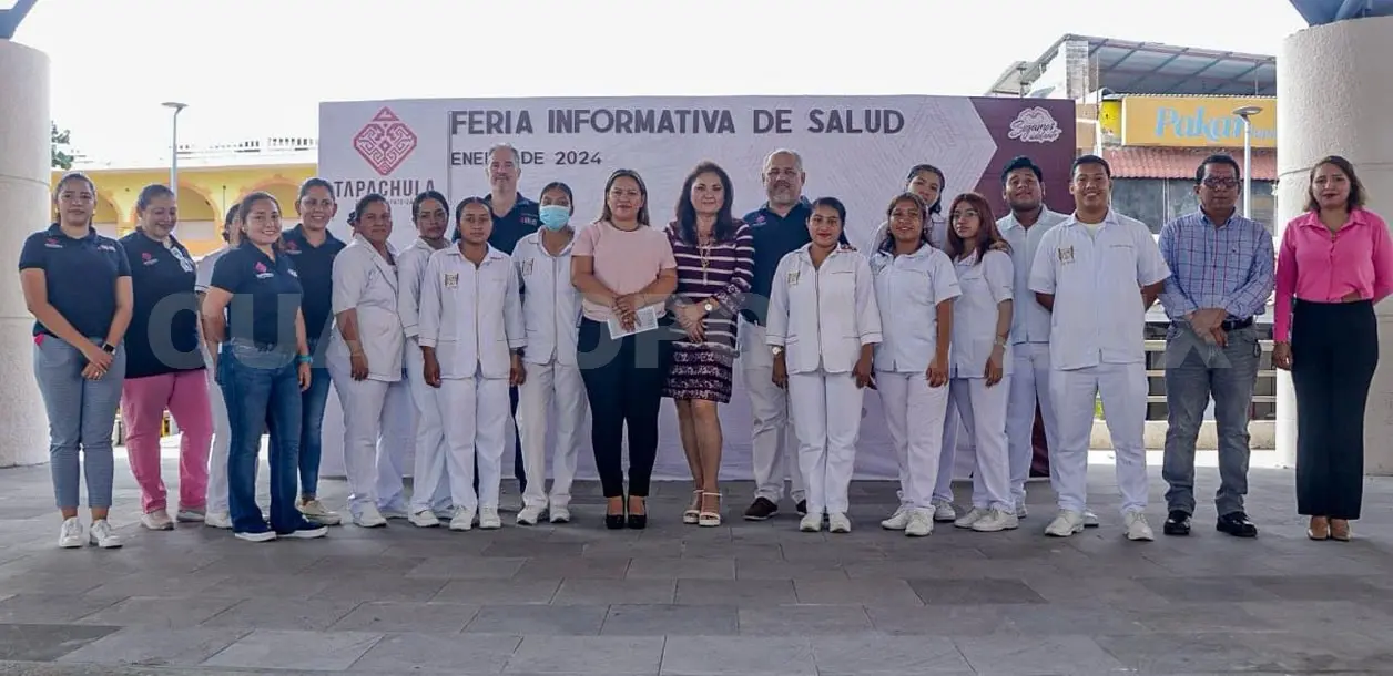 Ayuntamiento realiza feria en materia de salud