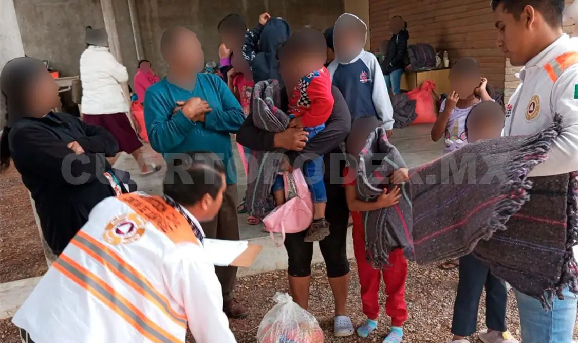 Atienden a personas desplazadas