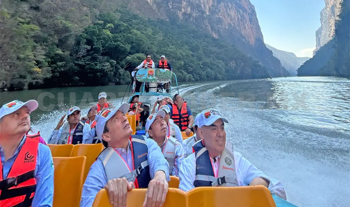 Invita REC a disfrutar del Cañón del Sumidero