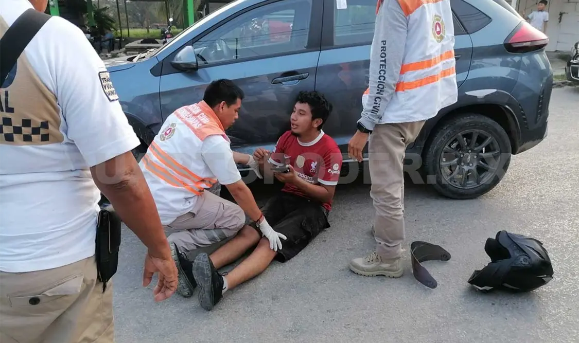 Manejaba ebrio y chocó contra una camioneta