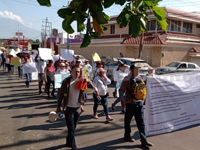 Trabajadores del Coapatap protestan por falta de atención