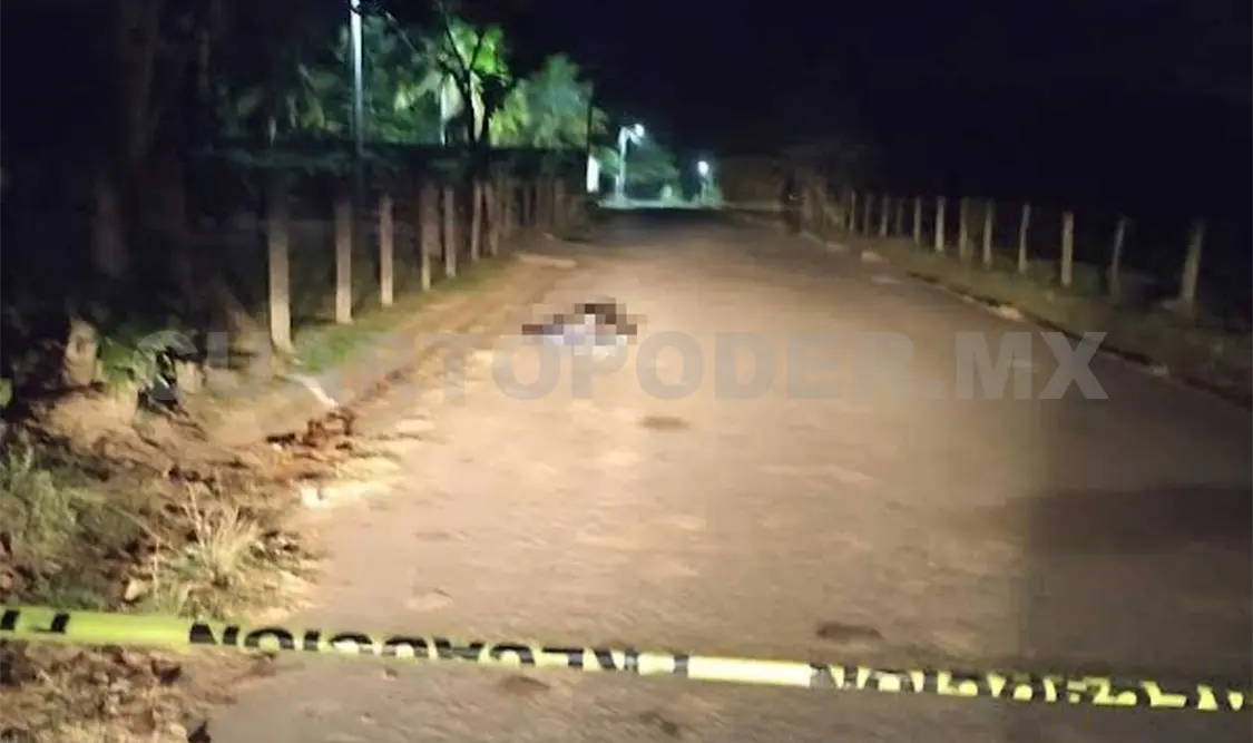 Asesinan a balazos a un hombre en carretera
