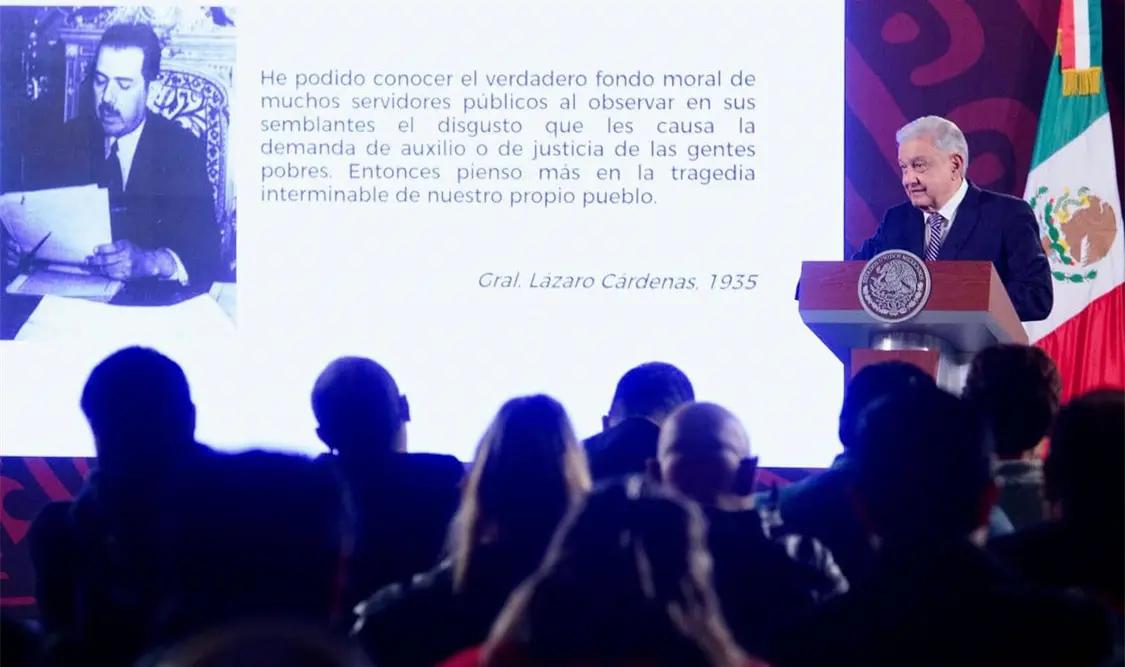 En Palacio Nacional, el presidente afirmó que solo tiene una casa, refiriéndose a su quinta en Palenque, Chiapas. Presidencia