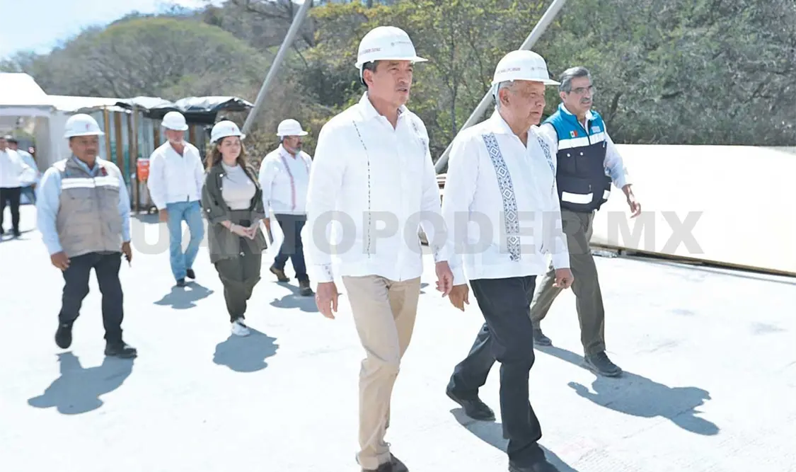 Los mandatarios hicieron un recorrido para verificar los avances de estos proyectos. CP