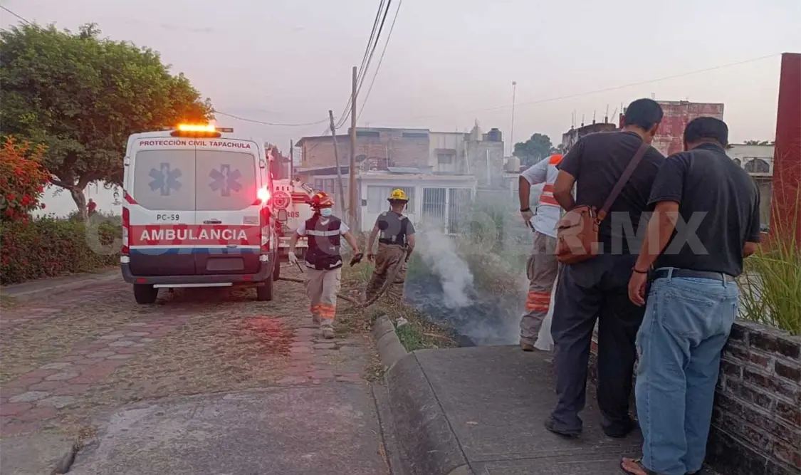 Robaba cable y se electrocutó