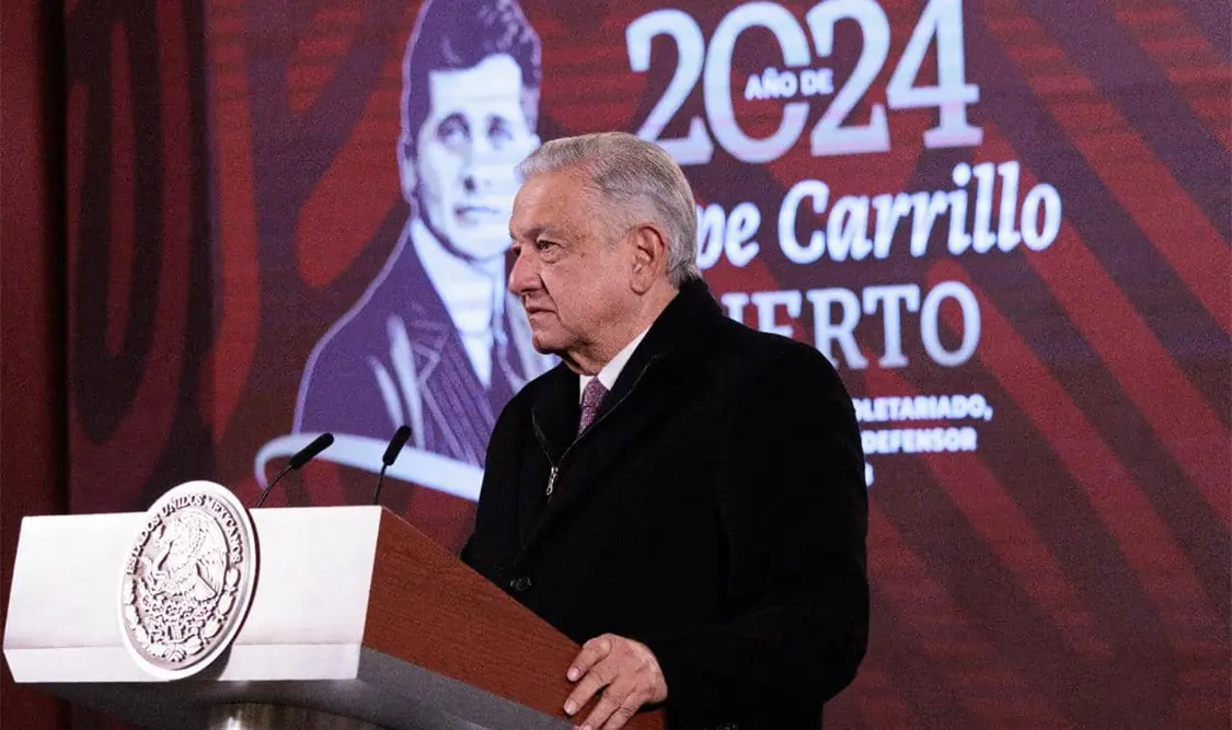 Obrador pidió que se apoye a los países pobres de la región con 20 mil millones de dólares. Presidencia