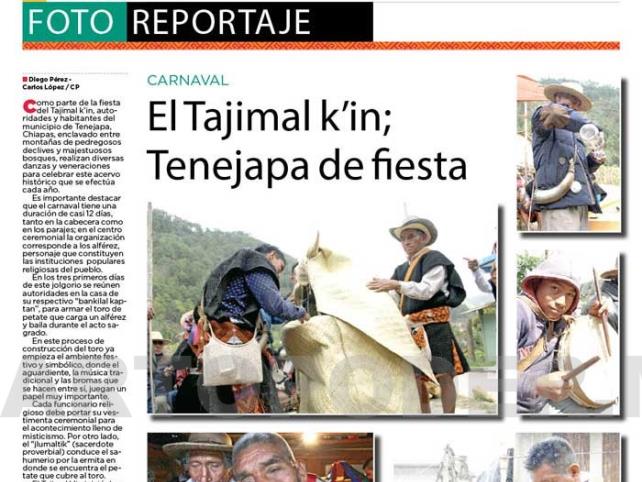 El Tajimal k’in; Tenejapa de fiesta