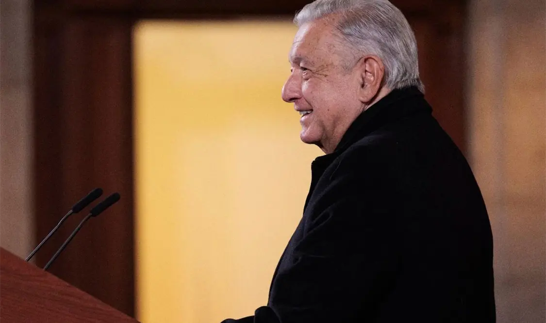 Evidencia AMLO bloqueo por parte de empresarios