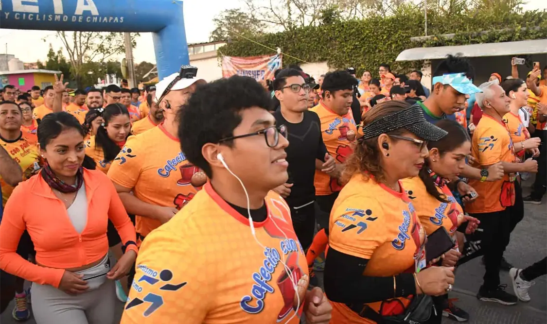 Al rededor de 600 participantes arribaron al municipio de Berriozábal para tomar parte de la contienda. Cortesía