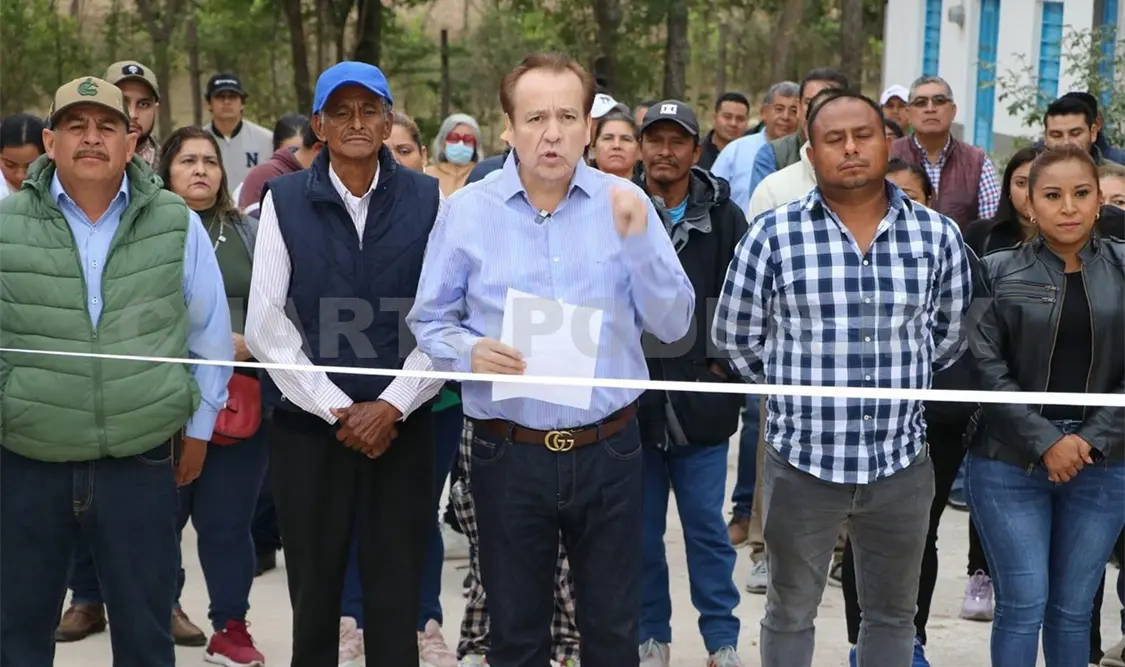 Mariano Rosales inaugura calles en Domingo Chanona