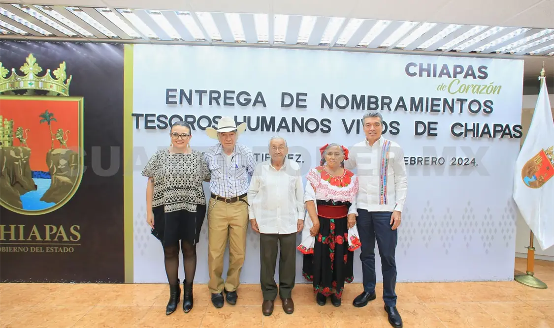 Galardonan a los “Tesoros Humanos Vivos de Chiapas”
