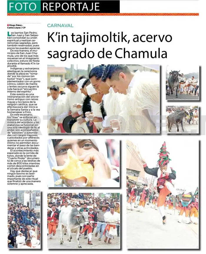 K’in tajimoltik, acervo sagrado de Chamula