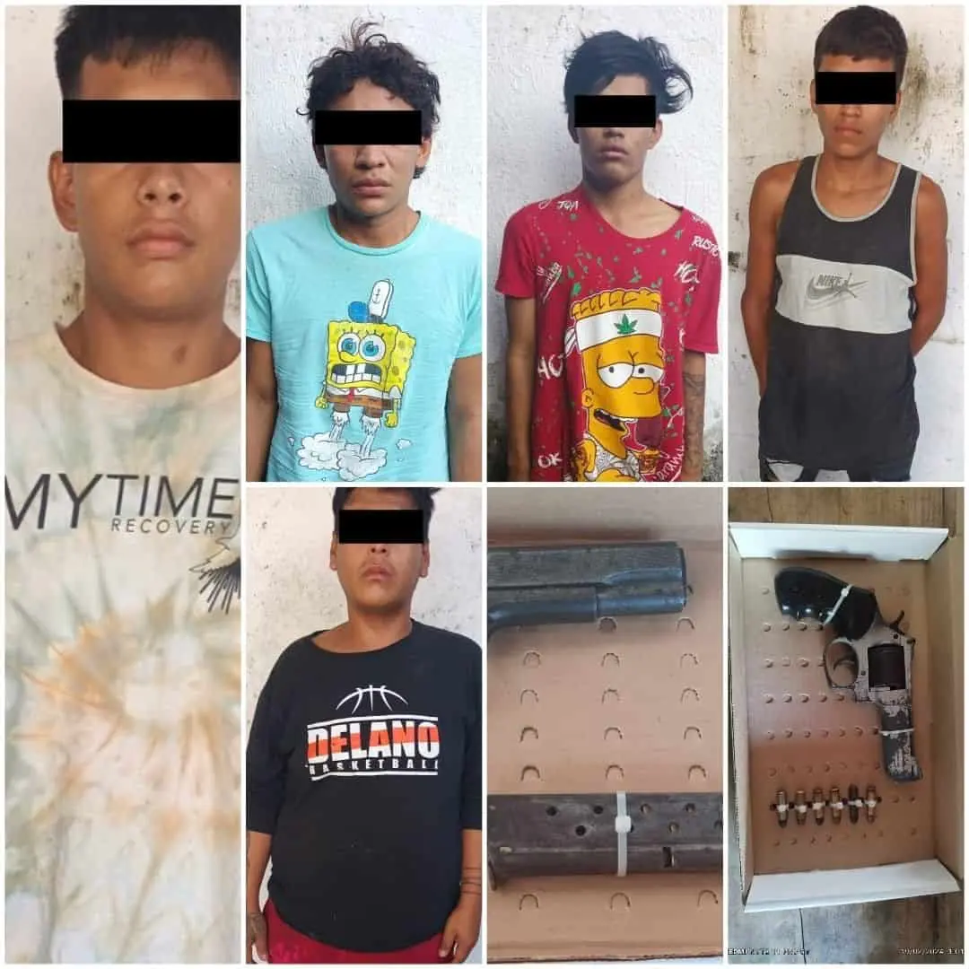 *SSyPC detiene a implicados en robo a migrantes en Huixtla*