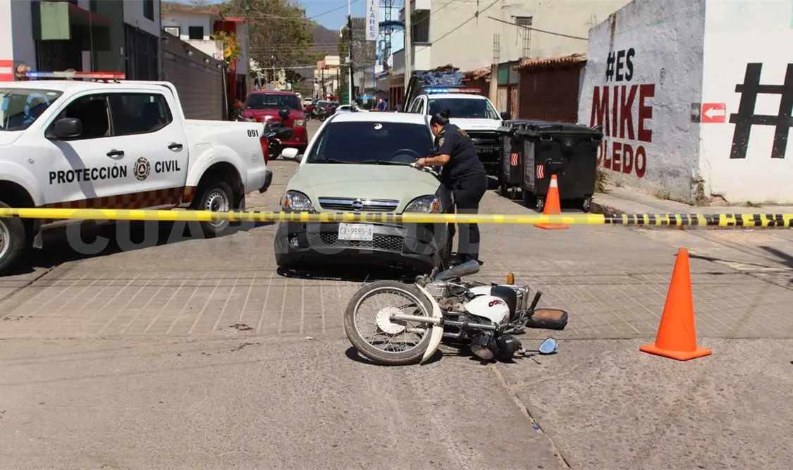 Un detenido en percance por corte de circulación