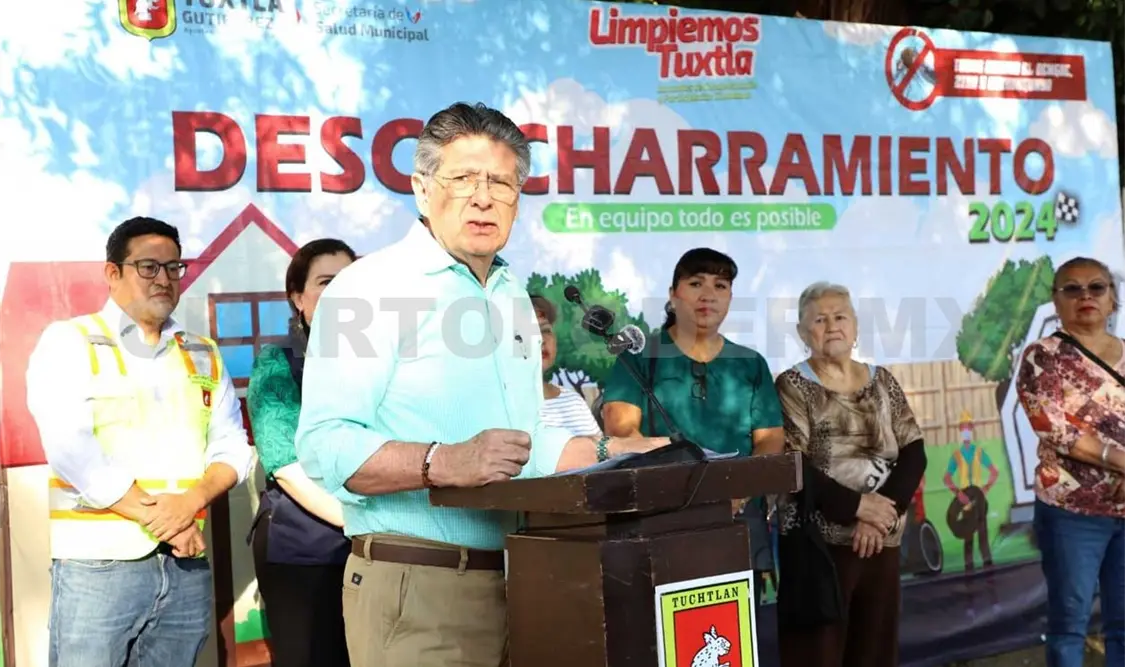 El acto de inicio de la campaña fue encabezado por el alcalde Carlos Morales Vázquez. Cortesía