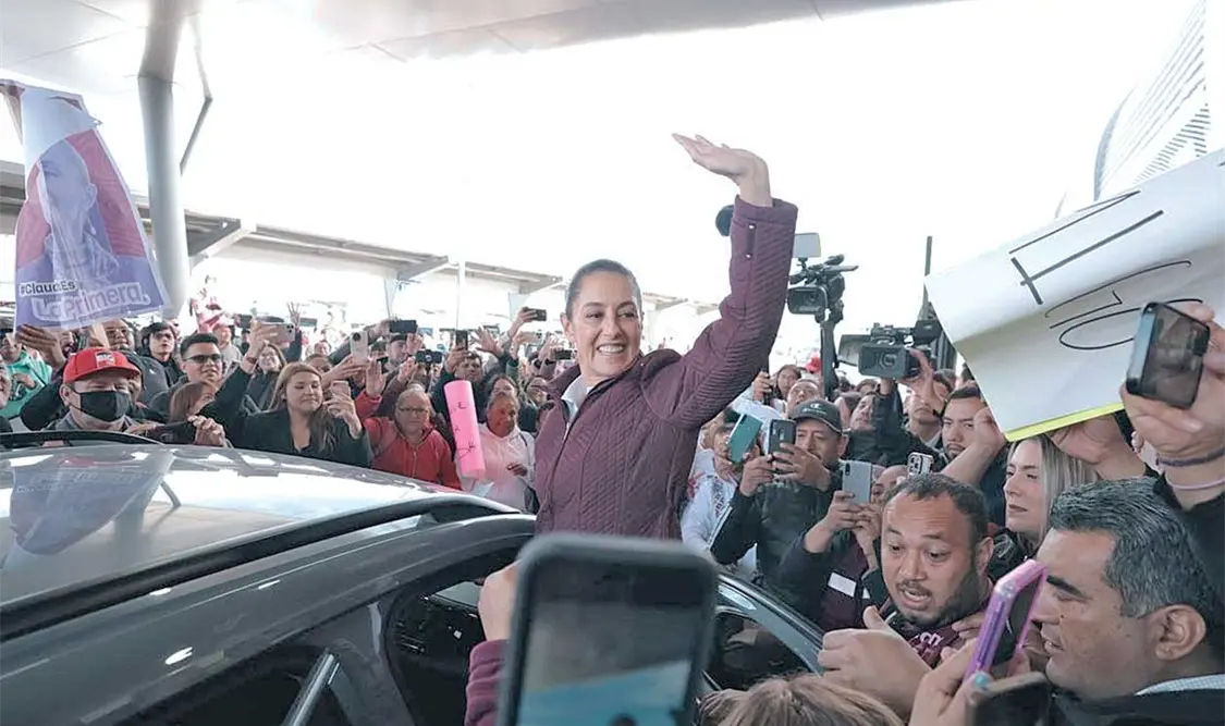 Frente a la guerra, nuestra propuesta es la construcción de la paz: Claudia Sheinbaum. Cortesía