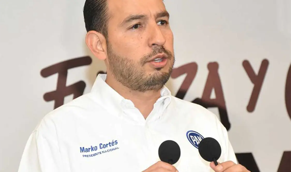 “Que le quede claro al dictadorzuelo de Samuel García, como nos la ponga le vamos a ganar”, dijo Marko Cortés. Cortesía
