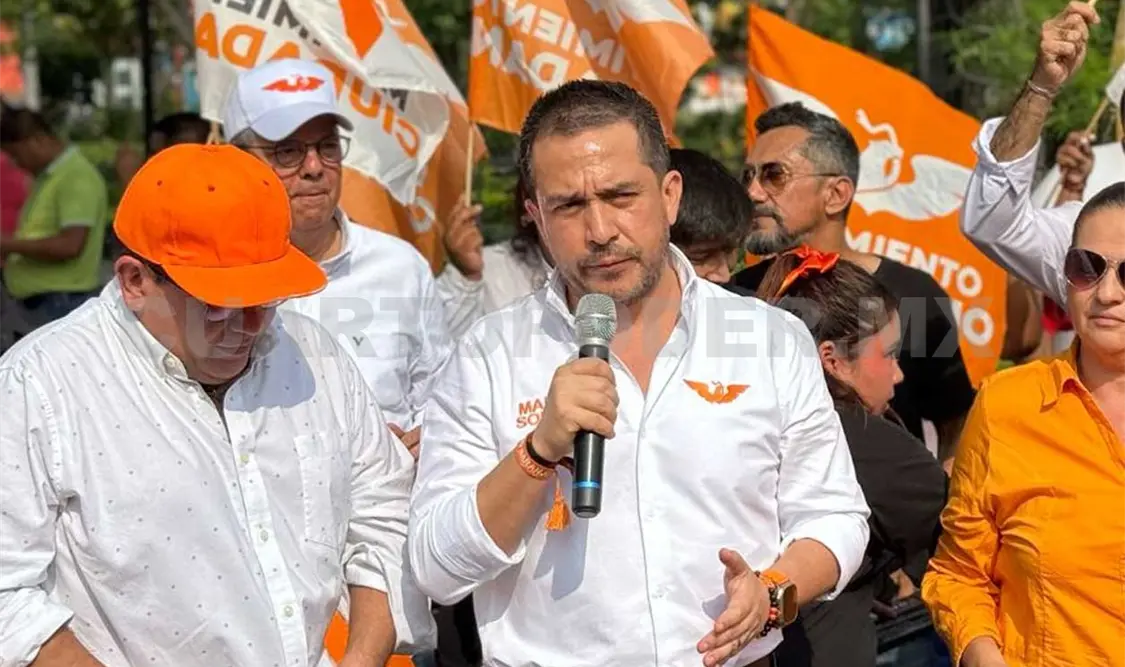 Destacó que Movimiento Ciudadano va a impulsar a mujeres y hombres presentables y de la sociedad civil. Diego Pérez / CP