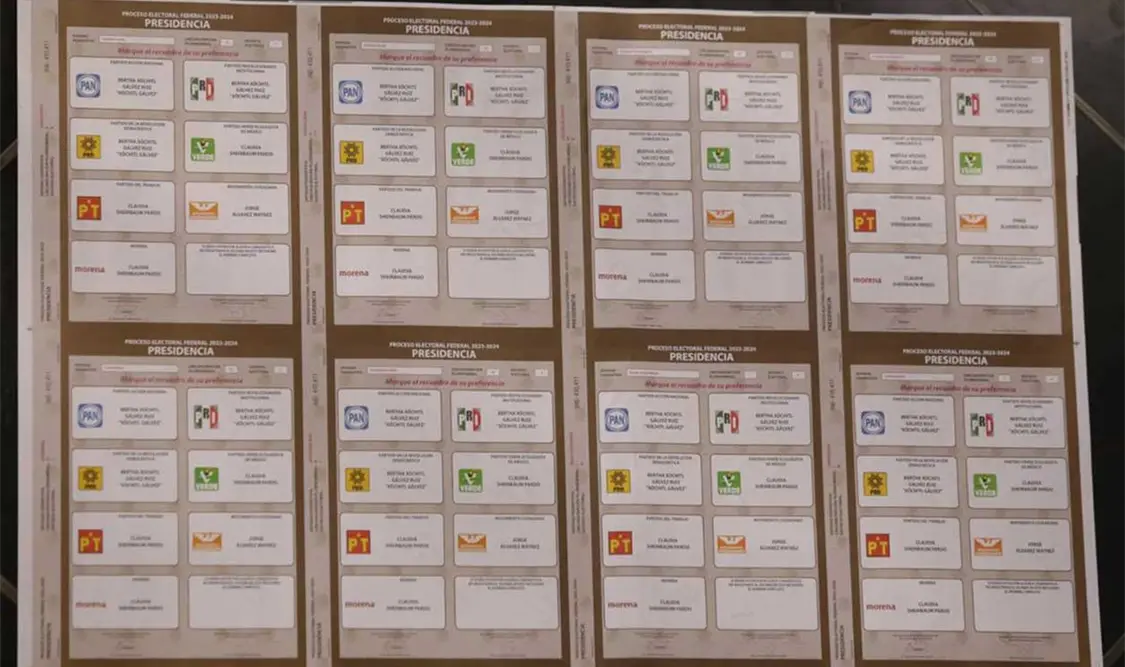 ¿Quién aparece primero en la boleta electoral?