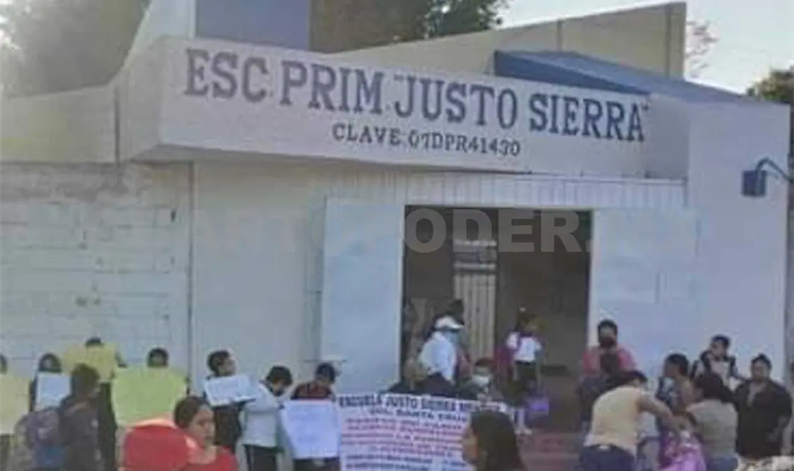 Piden terminar conflicto en escuela primaria
