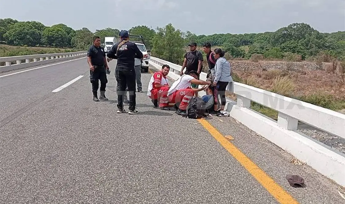 Una persona arrollada en la carretera Costera
