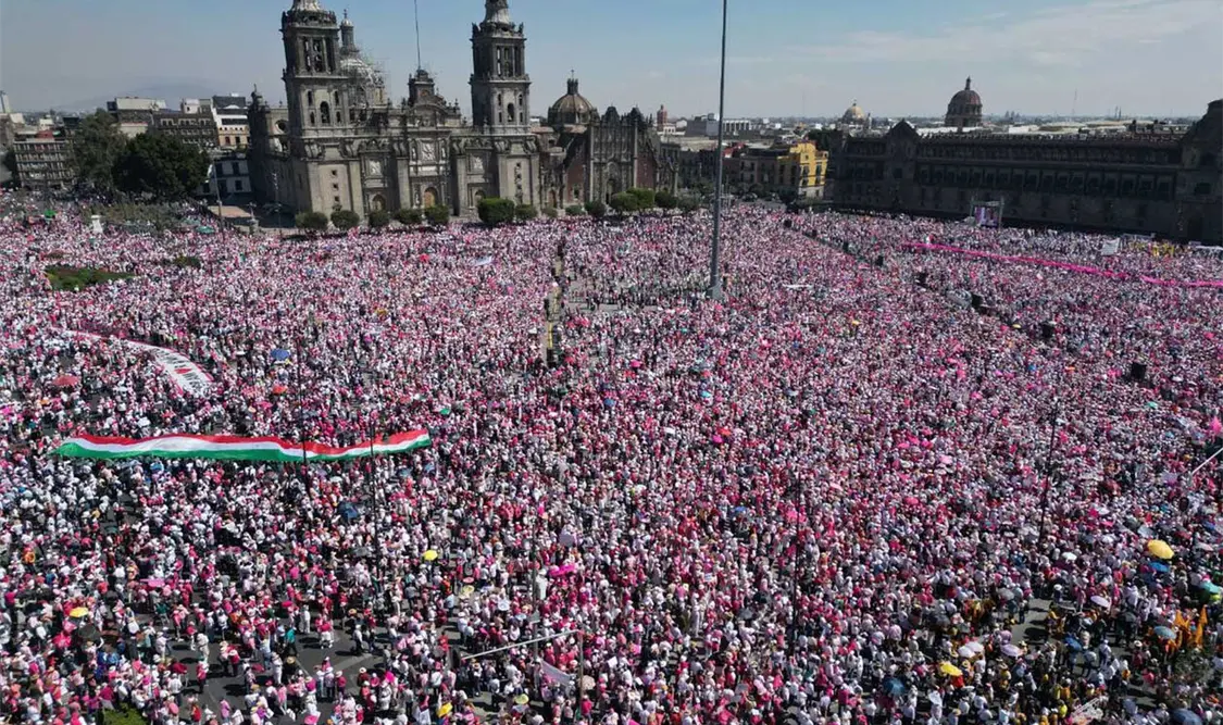 Hubo discursos racistas en marcha de la Democracia