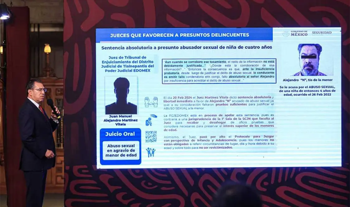 Exhiben a juez por absolver a presunto agresor sexual