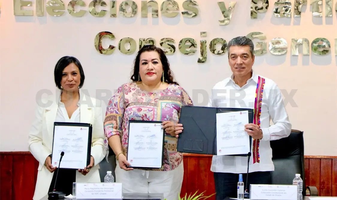 Atestigua Escandón firma de Pacto de Civilidad