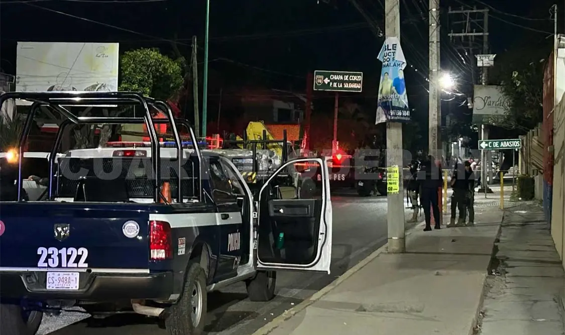 Balacera en Terán deja a una jovencita sin vida