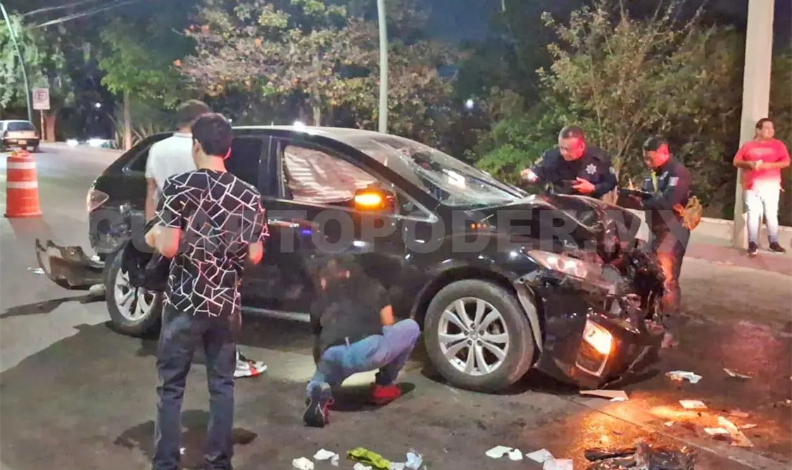 El accidente ocurrió durante los primeros minutos de la madrugada del sábado, en el libramiento Sur y el Cerro del Jolote. Ulises López / CP
