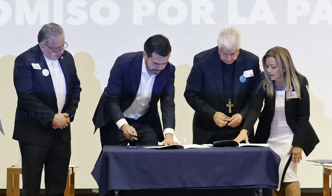 Máynez presenta su Plan Nacional de Pacificación