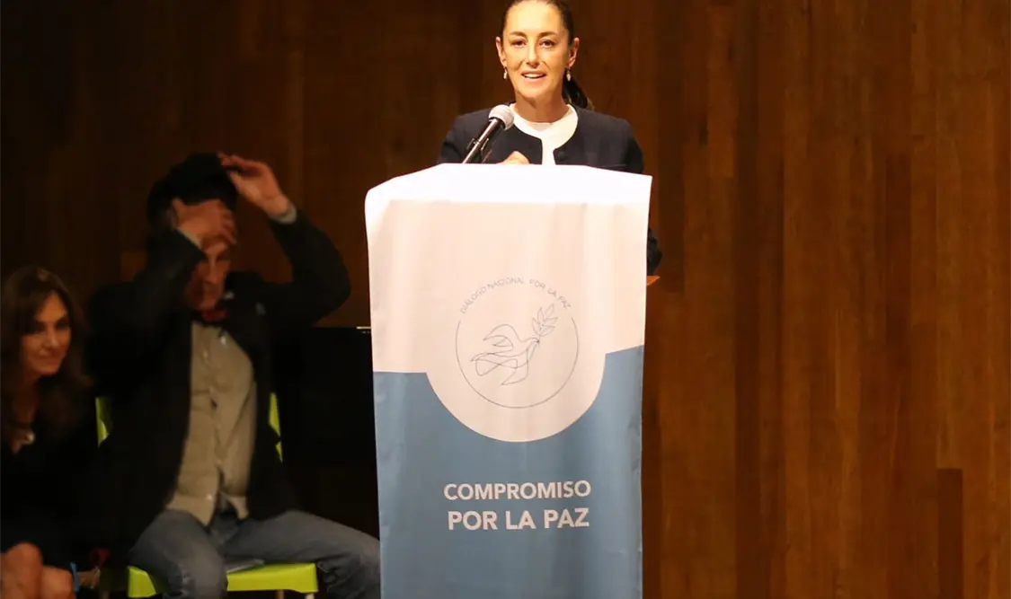Trabajemos juntos en la construcción de la paz: Claudia