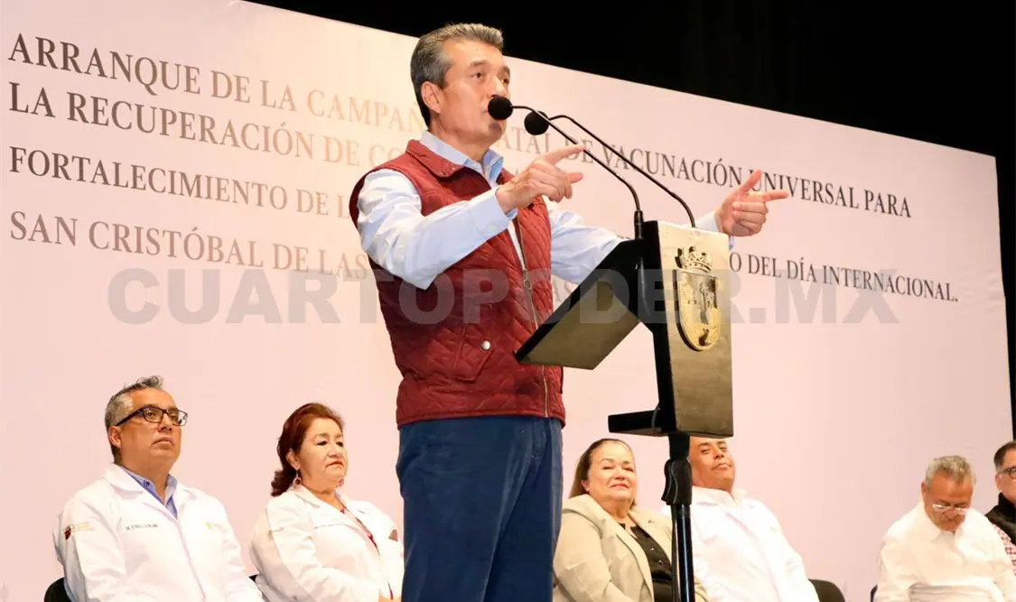 Arranca campaña estatal de vacunación universal