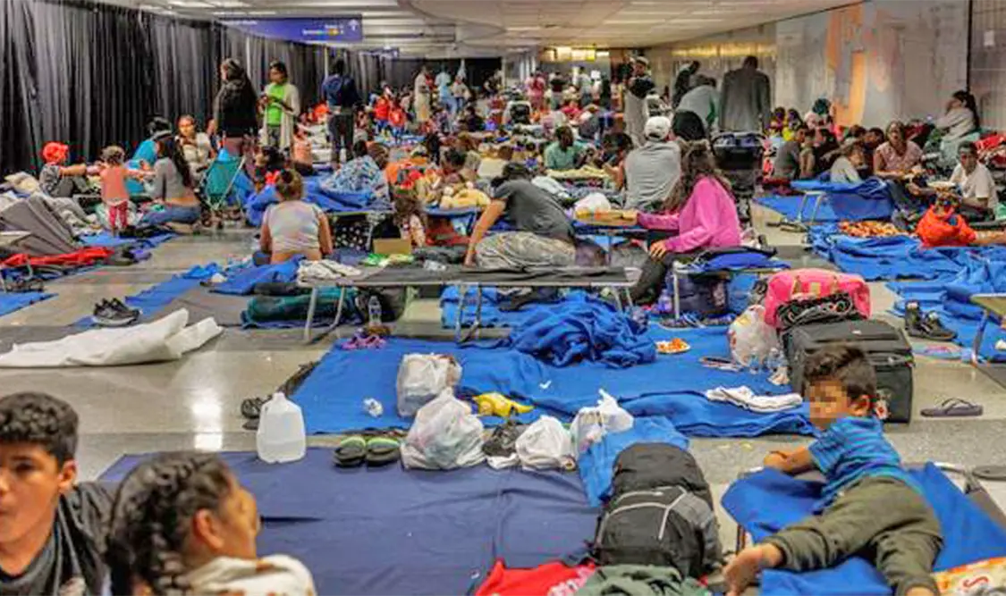 Crece brote de sarampión en refugio de migrantes