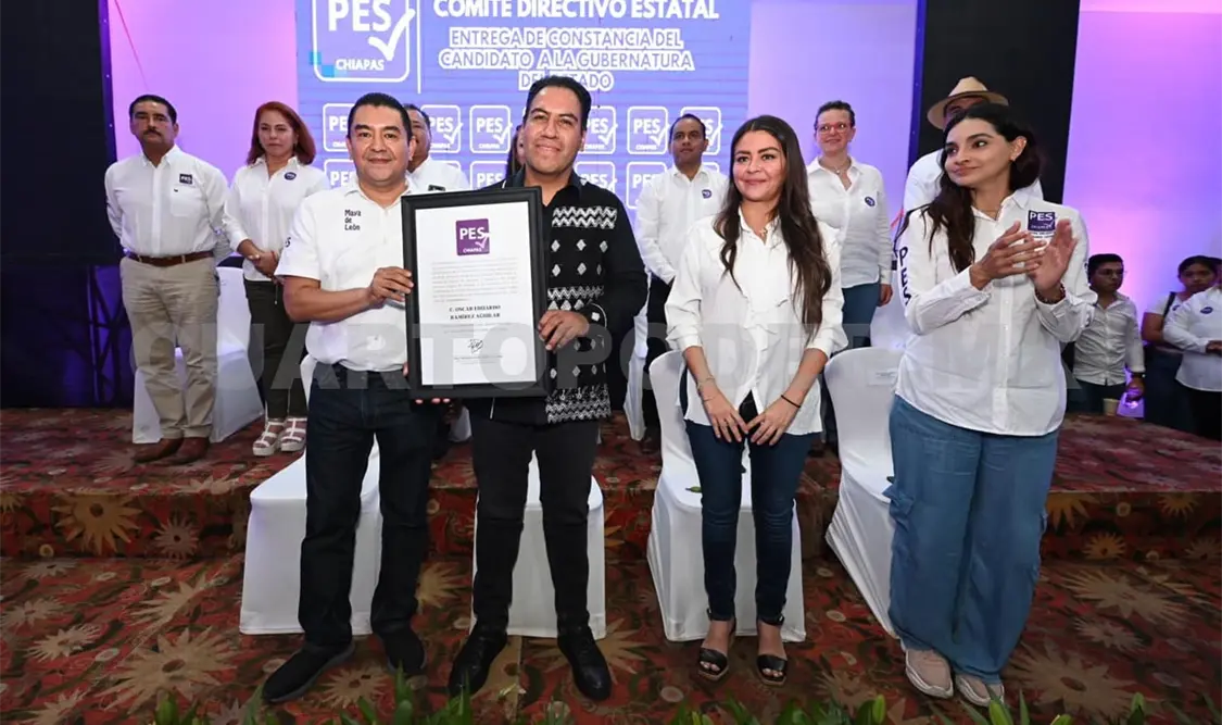 PES inviste como candidato a Eduardo Ramírez Aguilar