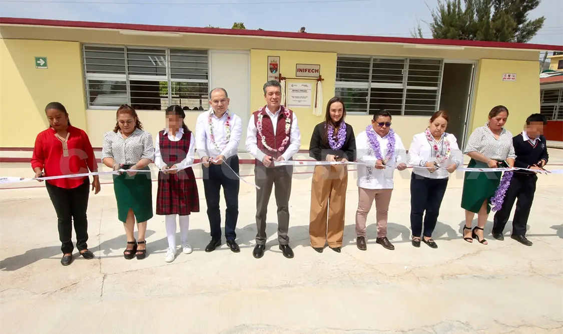 Fortalecen instalaciones de escuela primaria en Comitán