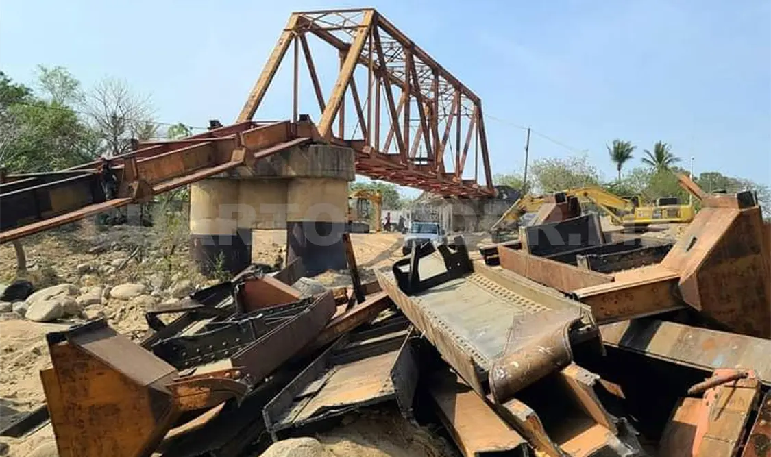 Material del ferrocarril podrían ser robado