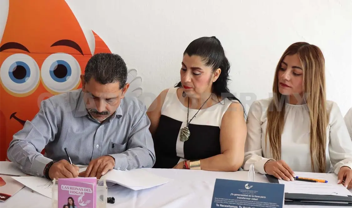 Fundación firma convenio con empresa gasera