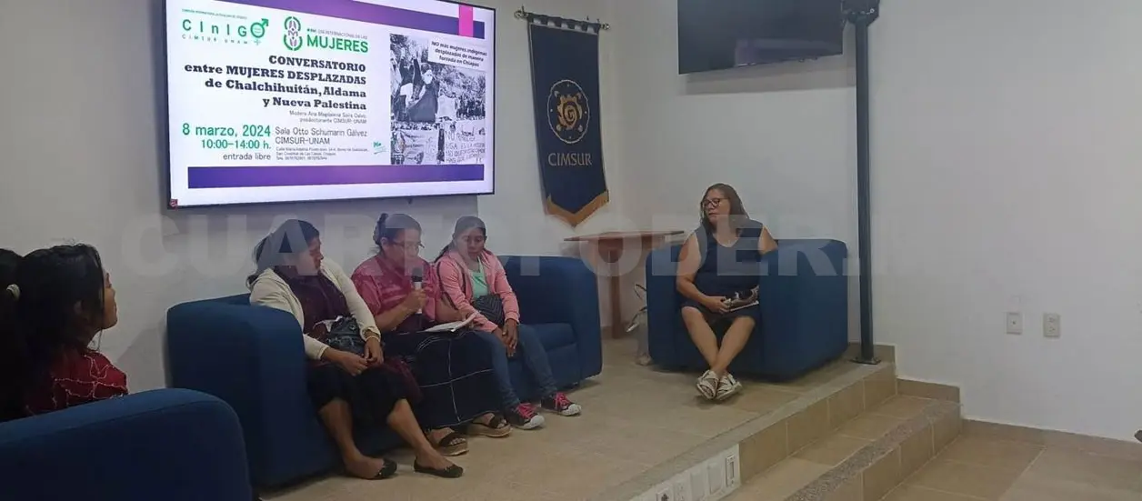 Denuncian abandono de mujeres desplazadas