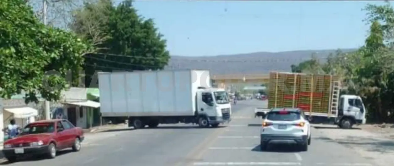 Dos días de bloqueo en Frontera Comalapa