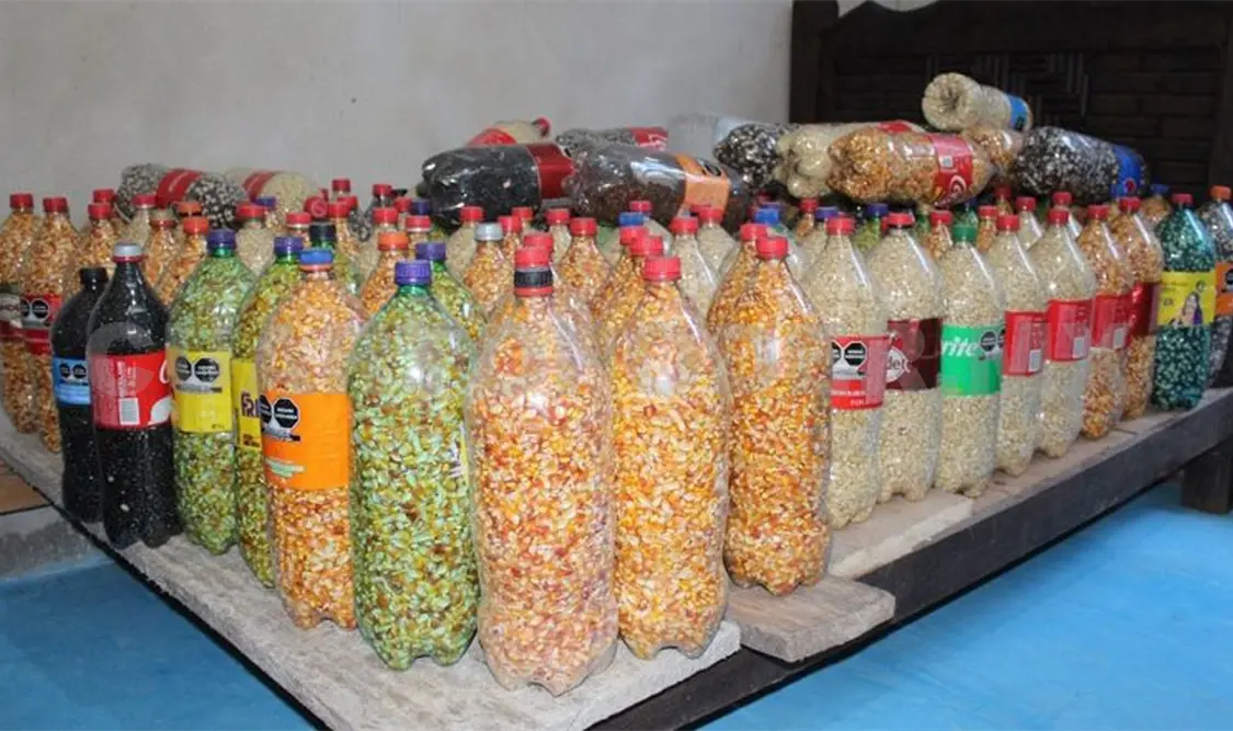 Usan PET para almacenar granos