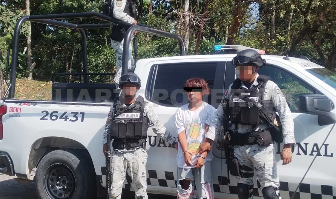 Ataca a joven para asaltarlo y lo detiene la GN